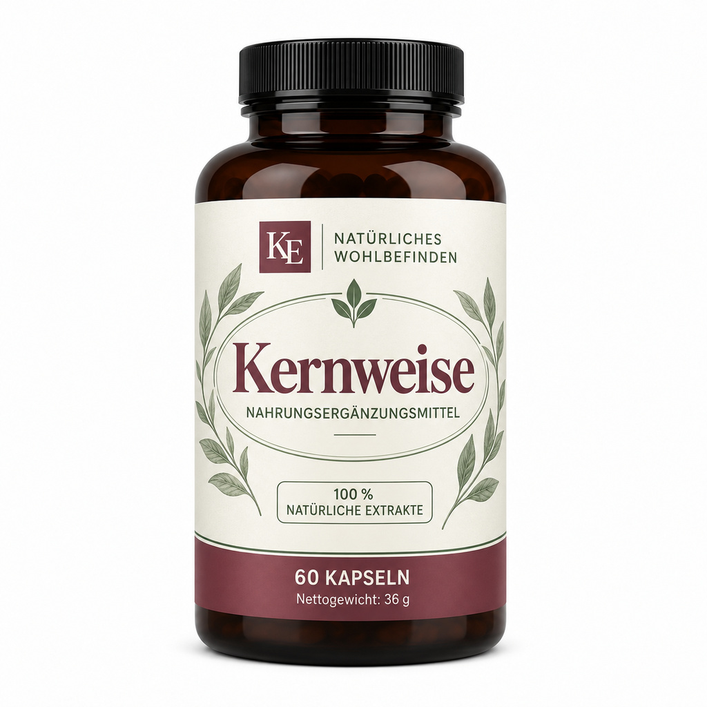 Kernweise – Produktverpackung in einer Studioaufnahme